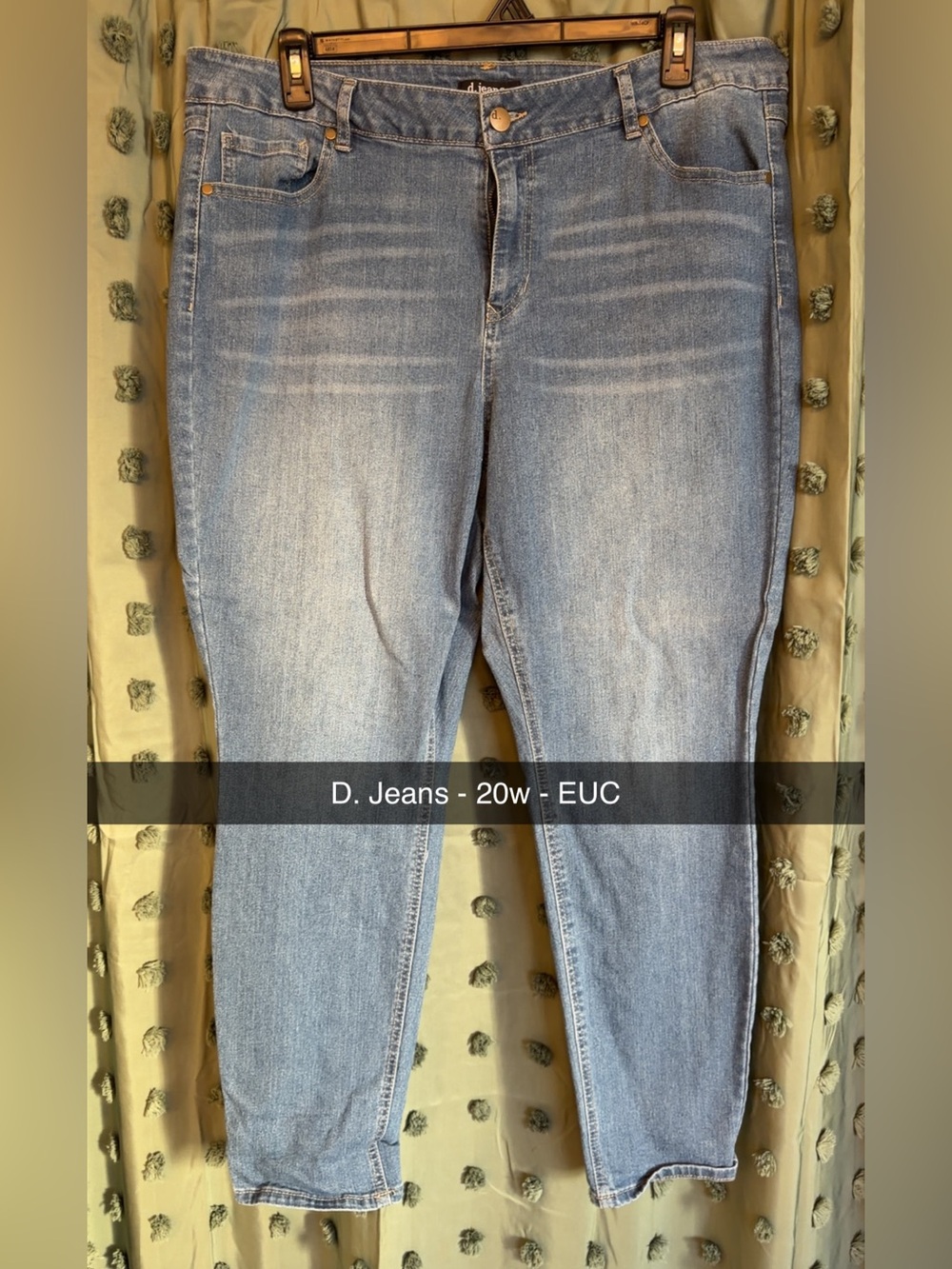 PLUS SIZE D. Jeans Brand Skinny Jeans